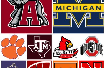 Fanatics View Top 10 College Football Rankings (Week 8)