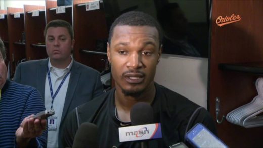 Adam Jones speaks on the Blue Jays beer throwing incident