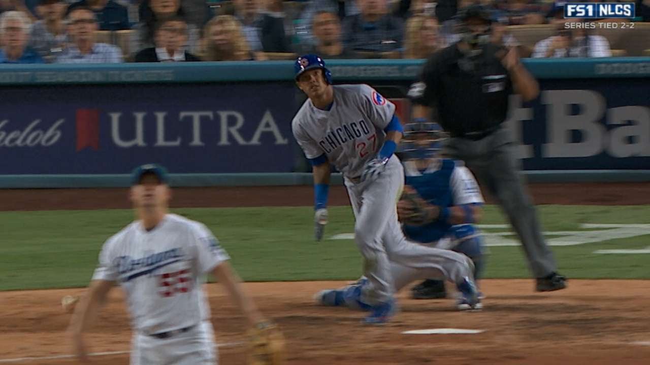 Addison Russell belts two-run game winning homer for Cubs