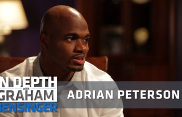 Adrian Peterson speaks on losing his dad to Federal Prison