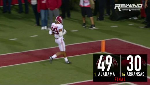 Alabama’s Minkah Fitzpatrick takes interception 100-Yards for TD