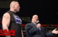 Brock Lesnar returns to WWE Raw to call out Goldberg