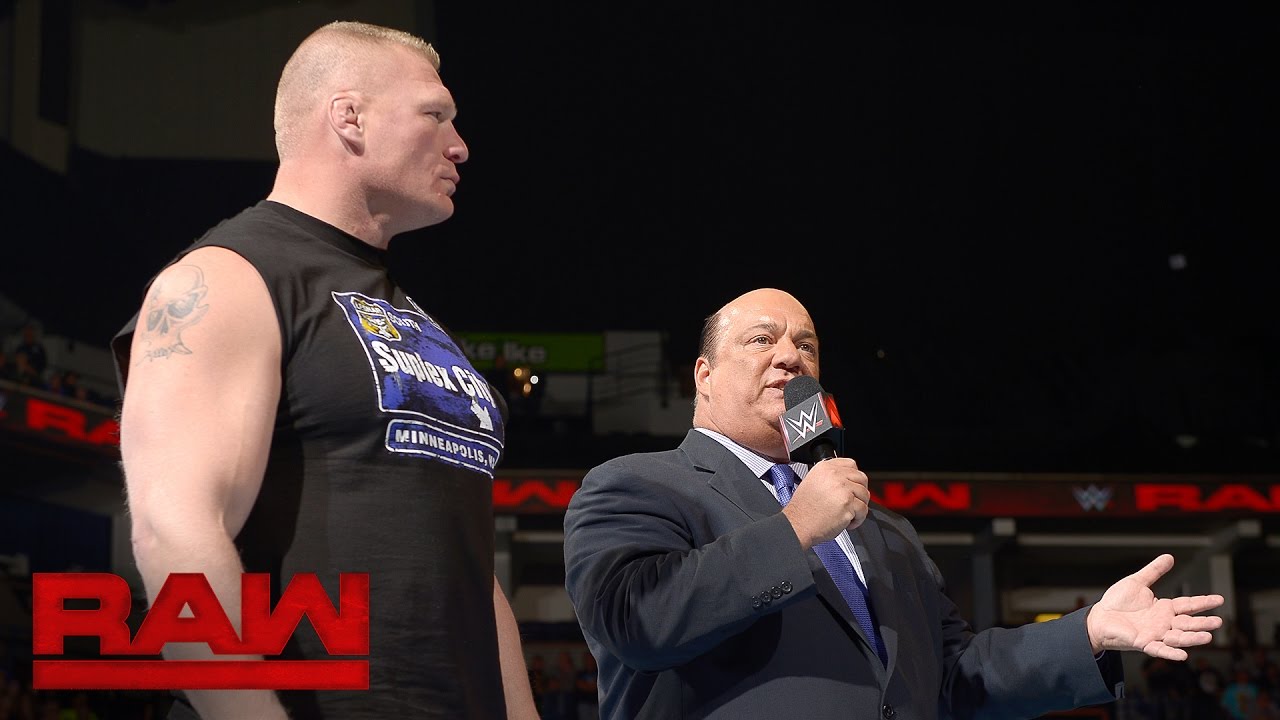 Brock Lesnar returns to WWE Raw to call out Goldberg