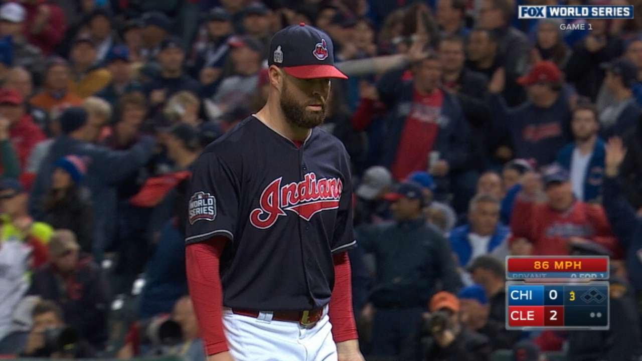 Corey Kluber sets World Series record for strikeouts in 3 innings