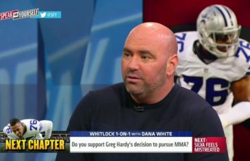 Dana White speaks on Greg Hardy fighting in the UFC