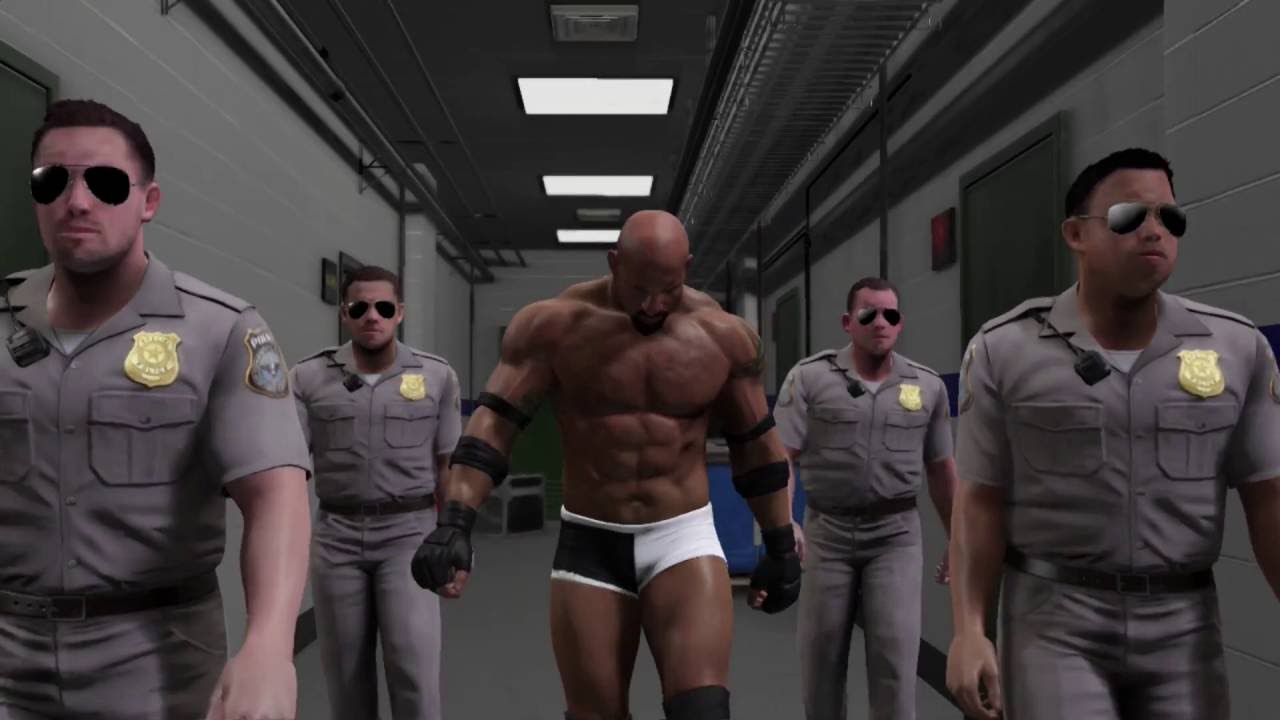 Goldberg's WWE 2K17 entrance