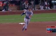 Joc Perderon hammers game tying home run for the Dodgers