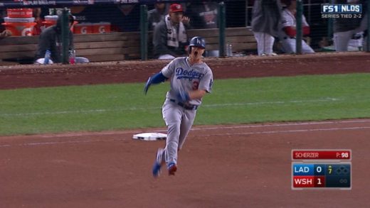 Joc Perderon hammers game tying home run for the Dodgers