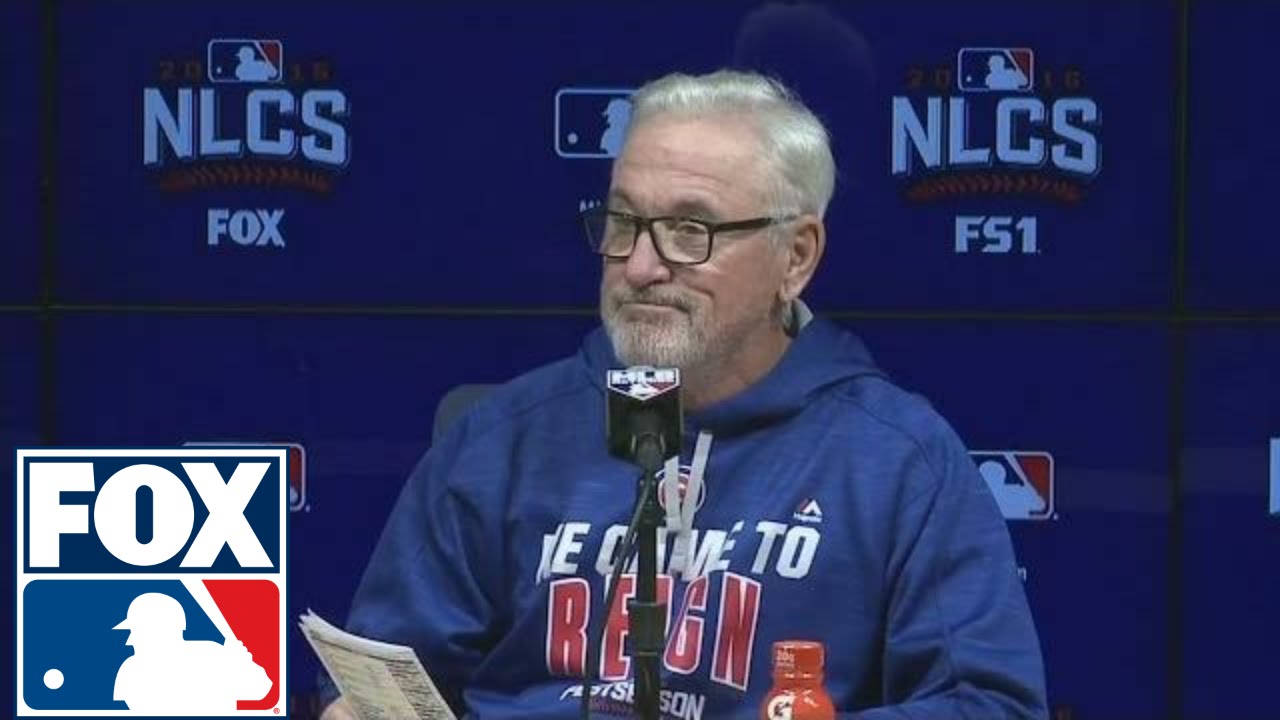 Joe Maddon speaks on the Cubs' loss in Game 3 of the NLCS