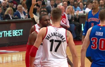 Jonas Valanciunas puts Boban on a poster