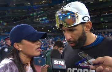 Jose Bautista on sweeping the Texas Rangers in the ALDS
