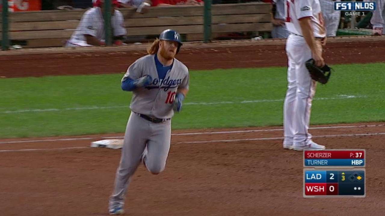 Justin Turner belts 2-Run homer for the Dodgers in NLDS