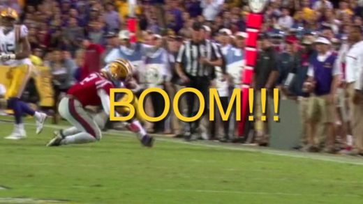 Leonard Fournette steam rolls Ole Miss’s Deontay Anderson