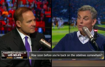 Les Miles talks about life after LSU with Colin Cowherd