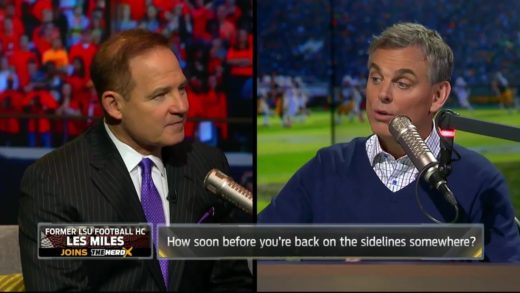 Les Miles talks about life after LSU with Colin Cowherd