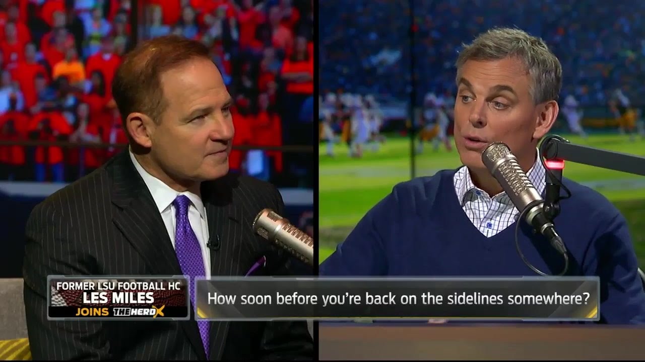 Les Miles talks about life after LSU with Colin Cowherd