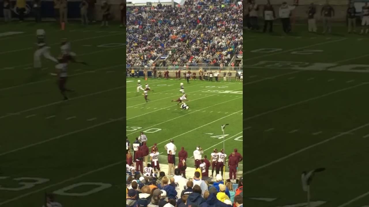 Penn State's kicker gets laid out by Minnesota's Jaylen Waters