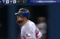 Rougned Odor crushes two run homer to get the Rangers back in Game 3