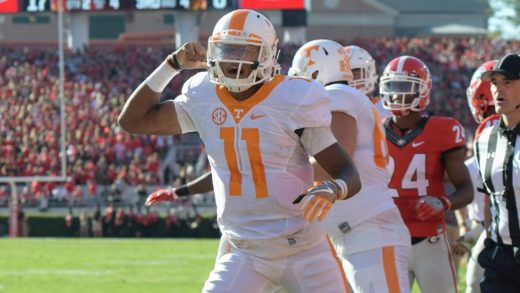 Tennessee beats Georgia on last second Hail Mary