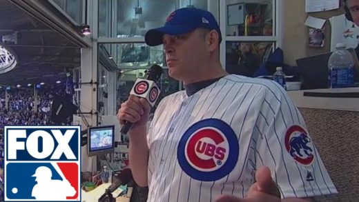 Vince Vaughn sings ‘Take Me Out to the Ballgame’ at Wrigley Field