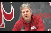 Washington State head coach Mike Leach tears into his team