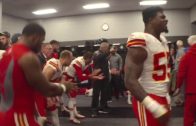 Andy Reid & Kansas City Chiefs fired up after beating the Carolina Panthers