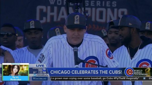 Anthony Rizzo’s emotional speech at Cubs parade rally