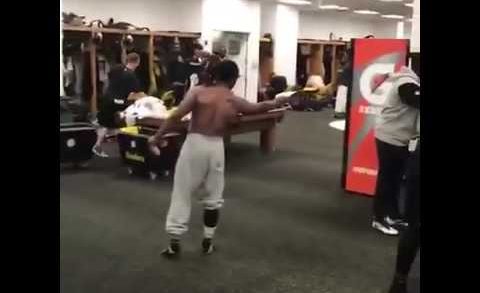 Antonio Brown & Pittsburgh Steelers ace the Mannequin Challenge