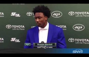 Brandon Marshall says himself & Ryan Fitzpatrick are to blame for Jets woes