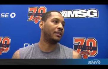 Carmelo Anthony says Phil Jackson probably regrets his “posse” comments