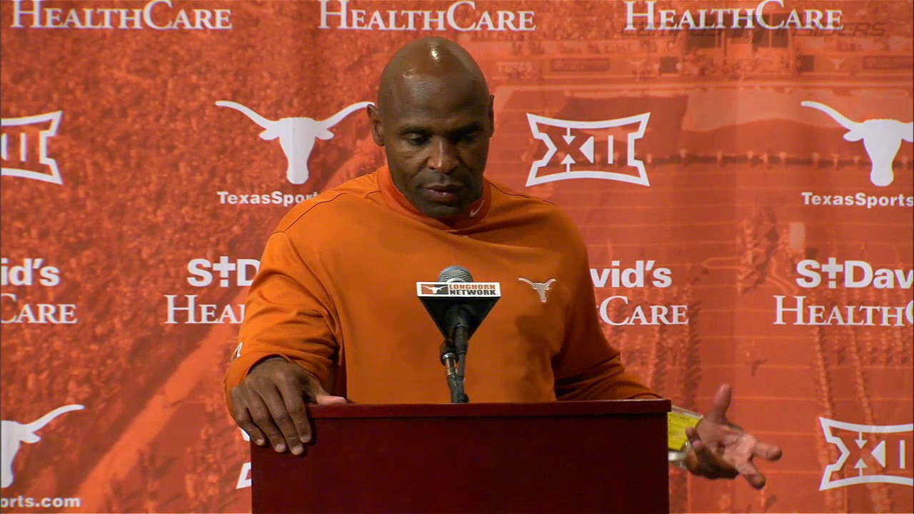 Charlie Strong addresses his possible final game with the Texas Longhorns