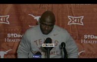 Charlie Strong in despair speaking about his future & Texas’ loss to Kansas