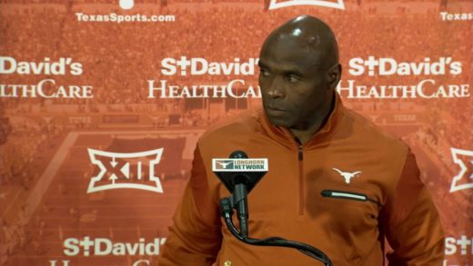 Charlie Strong talks Texas’ win over Texas Tech & matchup vs. West Virginia