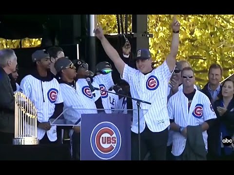 Chicago Cubs full World Series Championship rally speeches