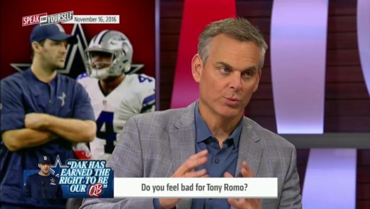 Colin Cowherd says he feels bad for Dallas Cowboys QB Tony Romo