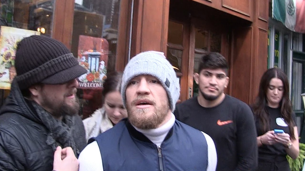 Conor McGregor says Floyd Mayweather needs to trash talk to his face
