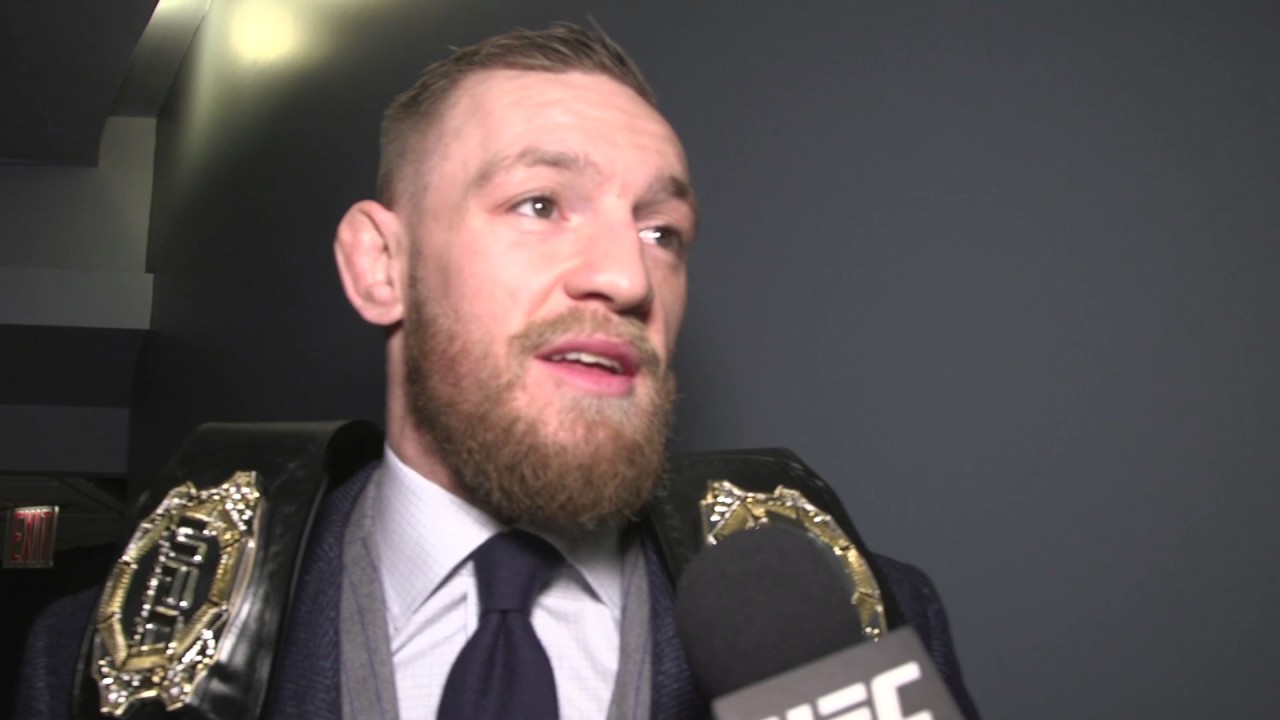 Conor McGregor's Backstage Interview at UFC 205