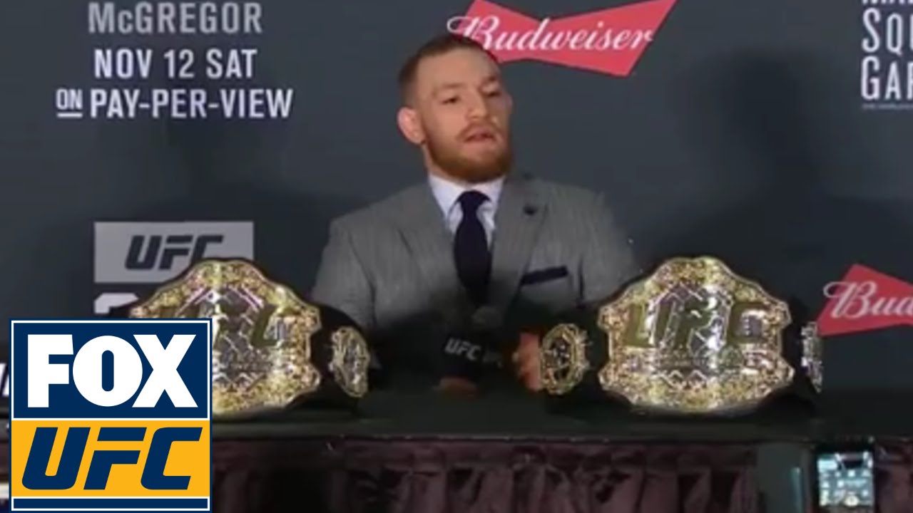 Conor McGregor's full UFC 205 post-fight press conference