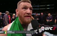 Conor McGregor’s Octagon Interview at UFC 205