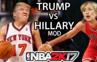 Donald Trump & Hillary Clinton face off on the basketball court in NBA 2K