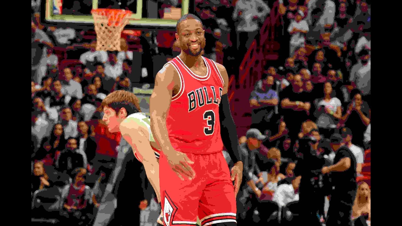 Dwyane Wade with a vintage reverse layup in his return to Miami