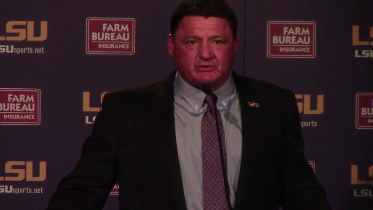 Ed Orgeron talks about his expectations as permanent LSU football coach