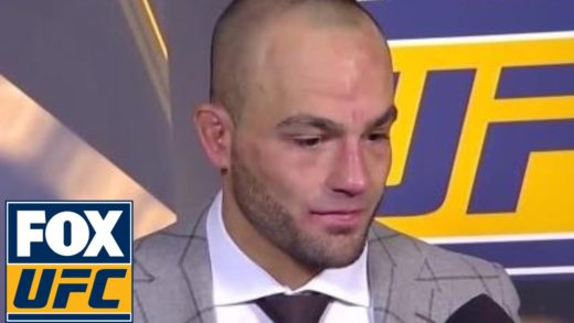 Eddie Alvarez speaks after losing to Conor McGregor in New York City