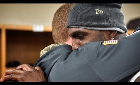 Emotional Dez Bryant presented with Cowboys game ball after his father’s passing