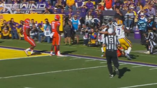 Florida’s Vosean Joseph blows up LSU quarterback Danny Etling