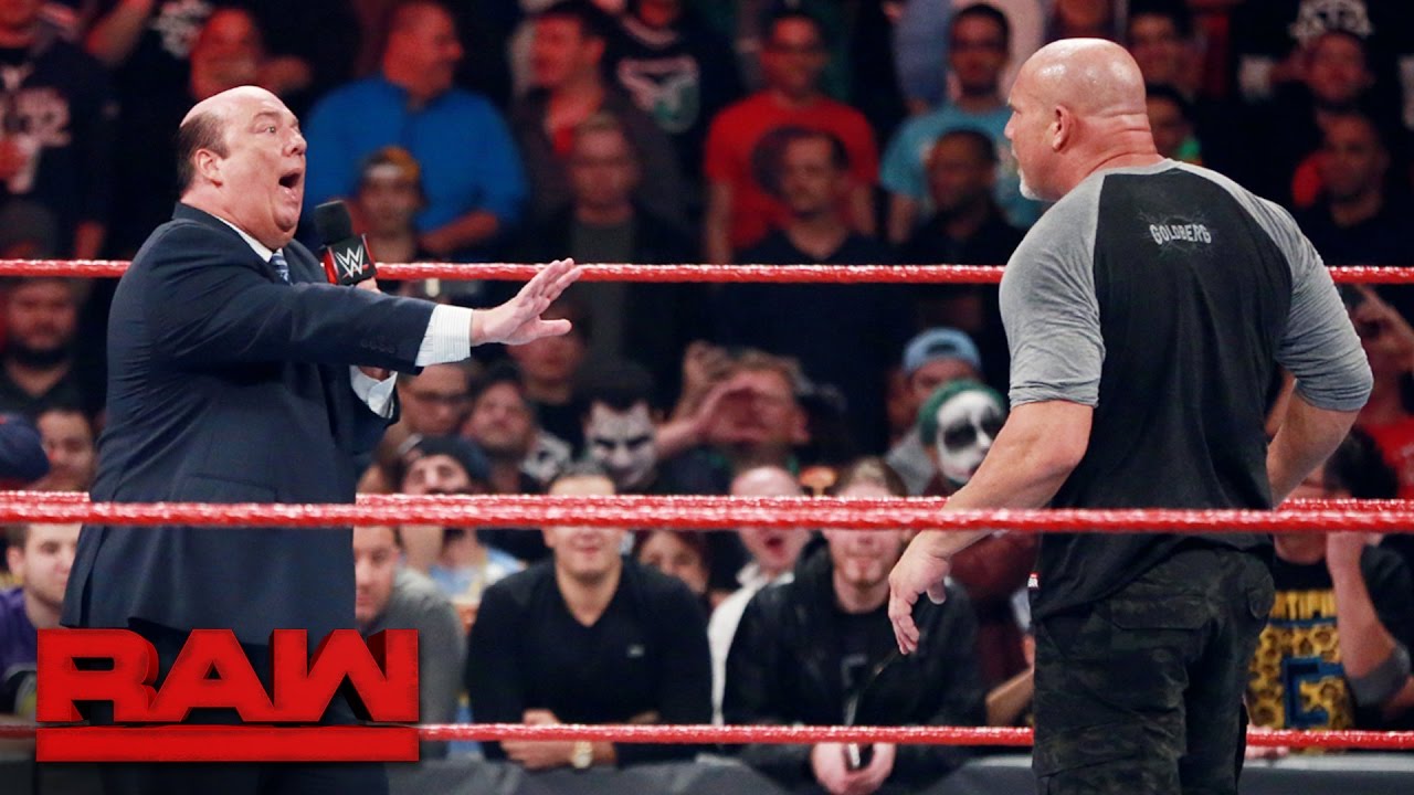 Goldberg lays out Rusev & Paul Heyman on WWE Raw