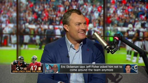 John Lynch speaks on Eric Dickerson & Jeff Fisher’s feud involving the Rams