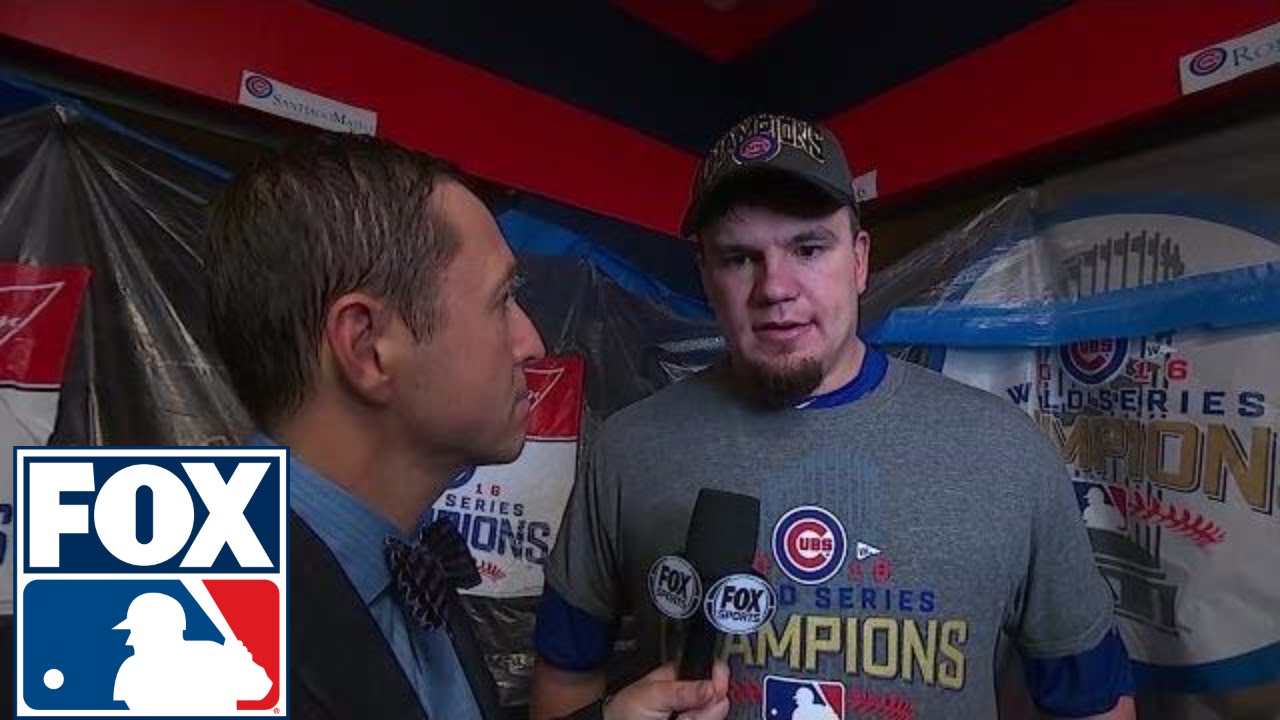 Kyle Schwarber speaks on the Cubs World Series win