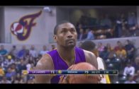 Metta World Peace yells “I Love Basketball” after hitting a free throw