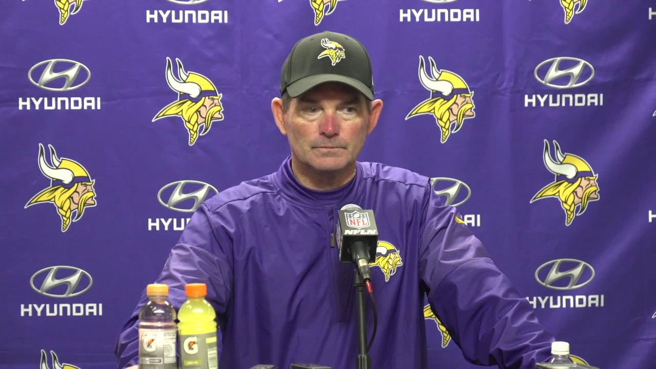 Mike Zimmer says the Vikings continue to shoot themselves in the foot